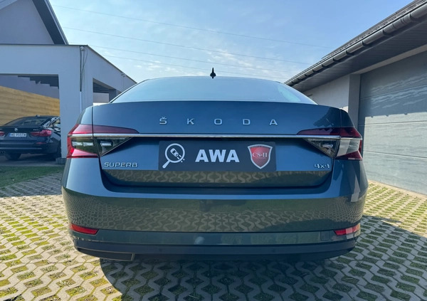 Skoda Superb cena 124900 przebieg: 50000, rok produkcji 2019 z Bełchatów małe 172